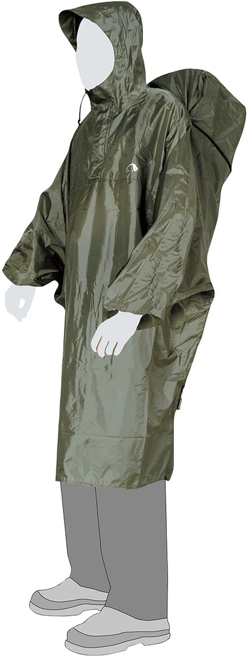 TATONKA Herren Poncho Cape L – Wetterfester Outdoor-Poncho
