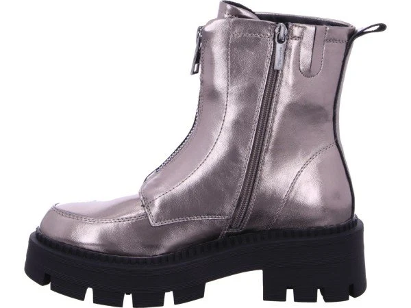 Stiefelette silber