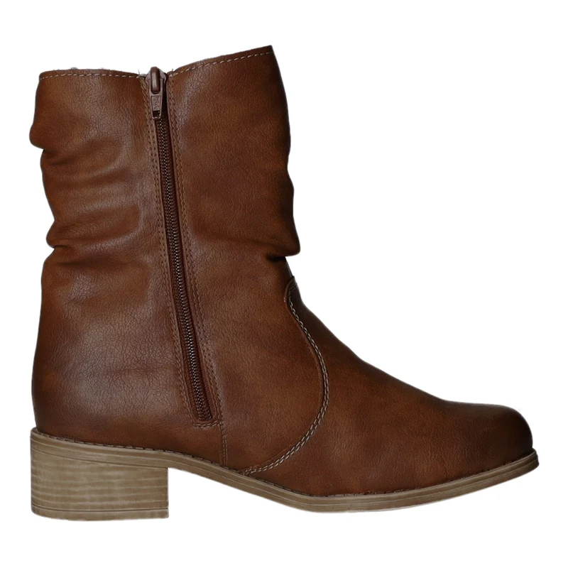 Rieker Schlupf-/Reißverschlußstiefelette Warmfutter ab 35mm Absatz
