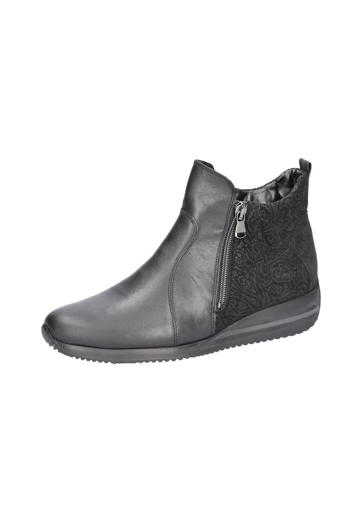 Waldläufer Himona Stiefelette Schwarz