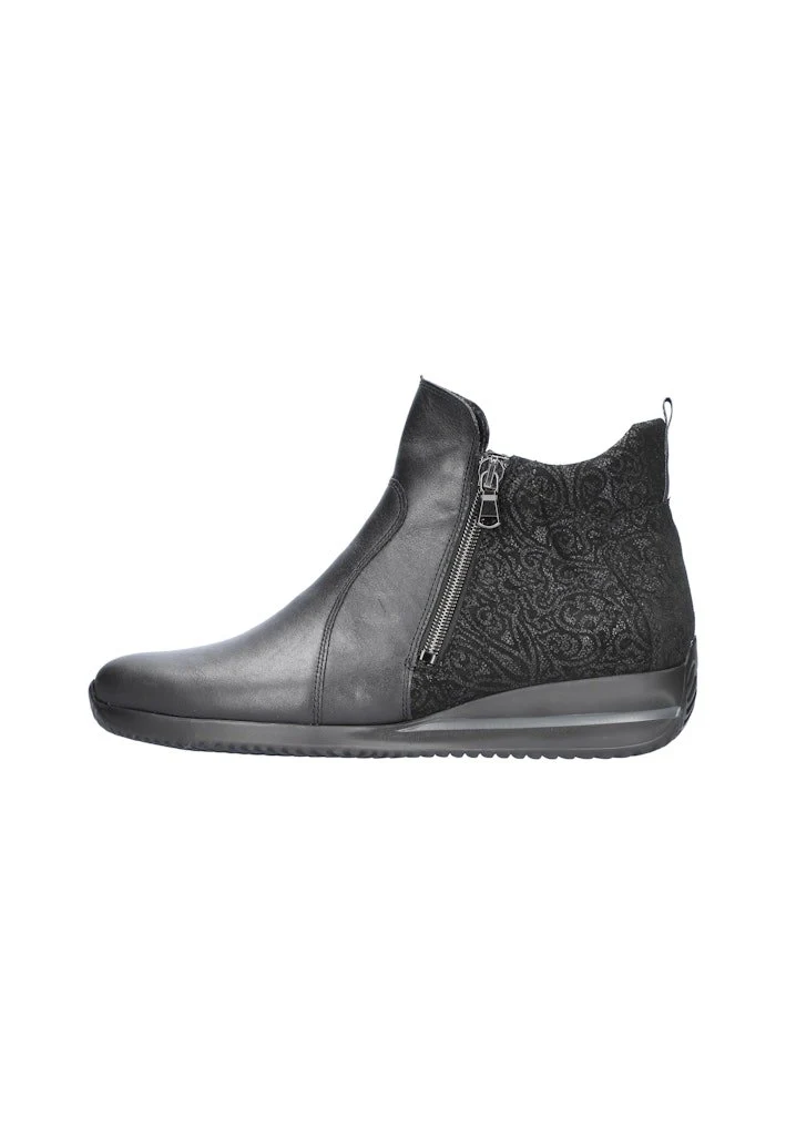 Waldläufer Himona Stiefelette Schwarz
