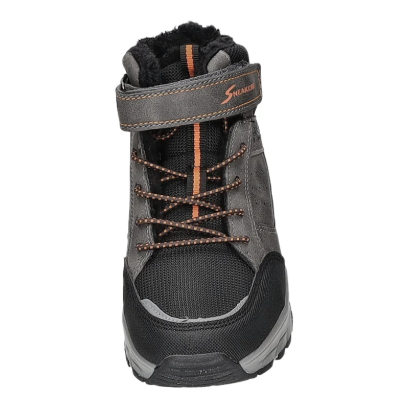 Sneakers Schlupf-/Klettstiefelette Warmfutter