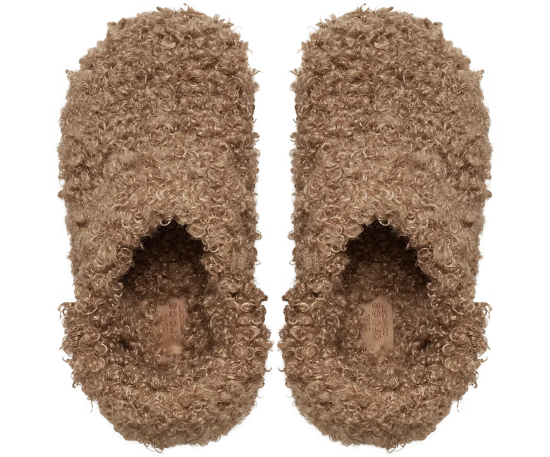 CROCS Unisex Classic Doodle Fell Lined Clog - Sepia