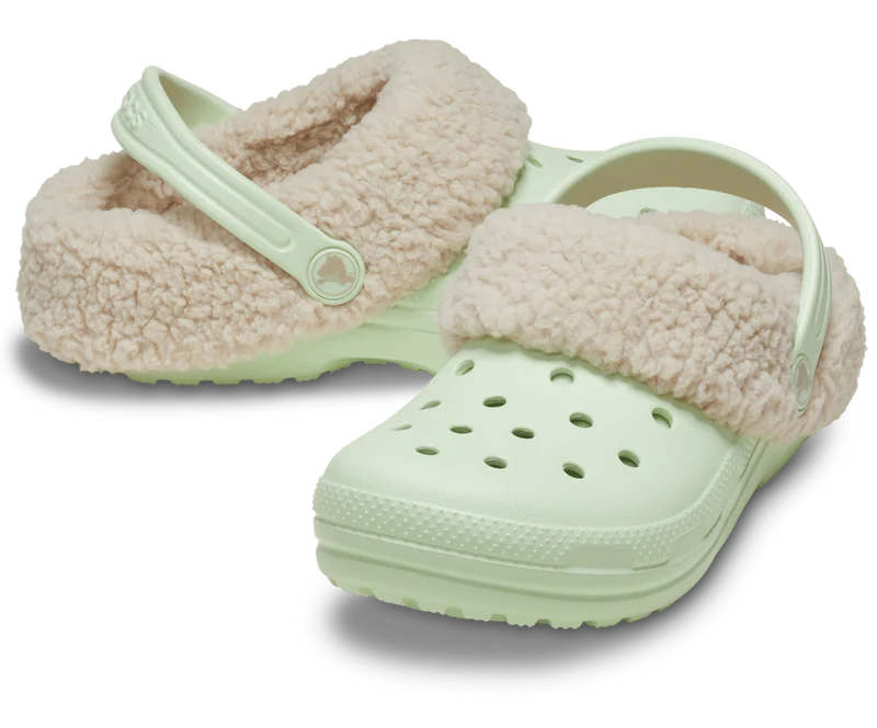 CROCS Kids Classic Blitzen IV Lined Clog - Jade-Tönung