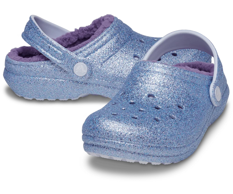 CROCS Kinder Klassischer Glitzer Lined Clog - Mattiert