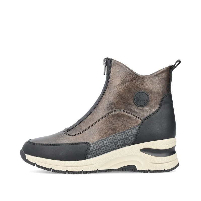 Rieker Damenmode-Stiefelette – Braun