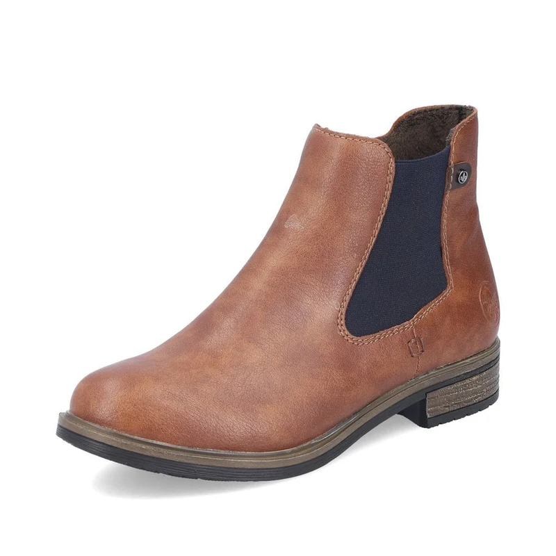 Rieker Modische Stiefelette mit Fleecefutter für Damen - Braun