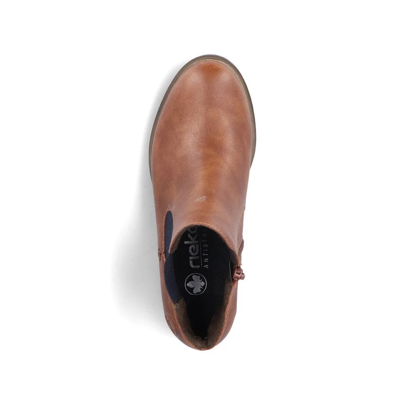 Rieker Modische Stiefelette mit Fleecefutter für Damen - Braun