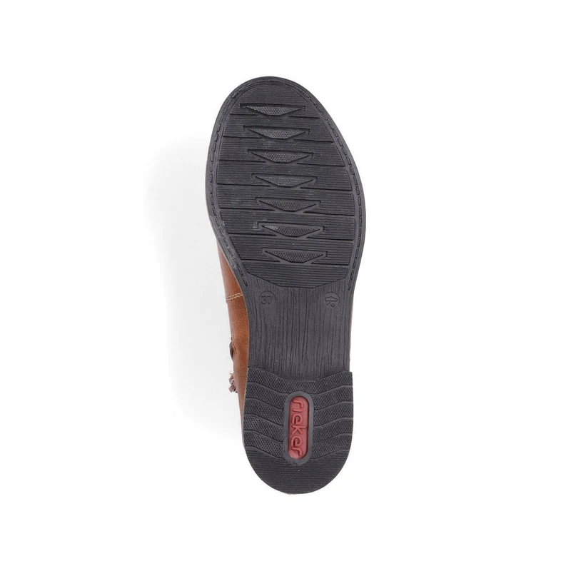 Rieker Modische Stiefelette mit Fleecefutter für Damen - Braun