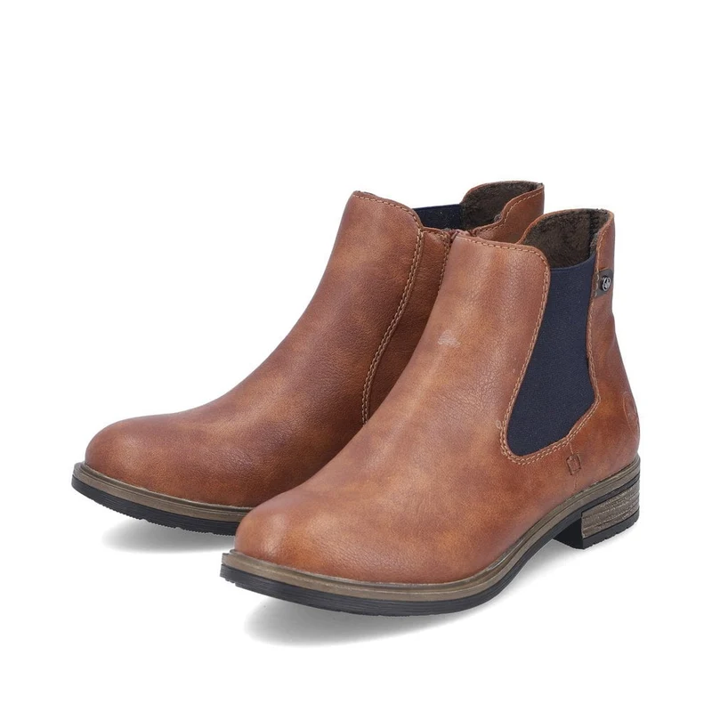 Rieker Modische Stiefelette mit Fleecefutter für Damen - Braun