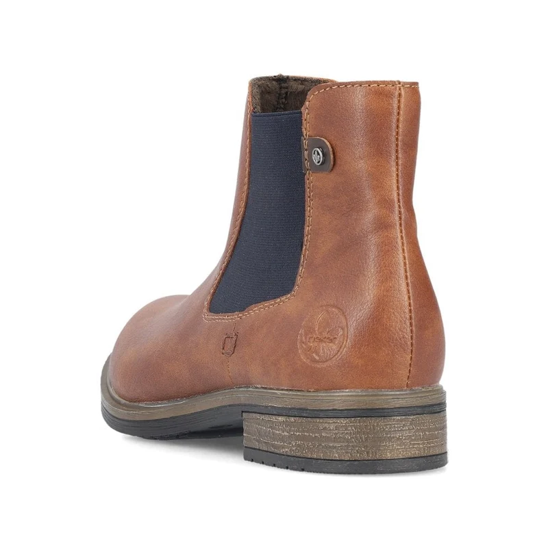 Rieker Modische Stiefelette mit Fleecefutter für Damen - Braun