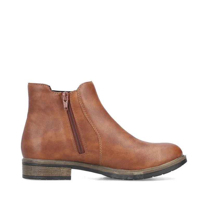 Rieker Modische Stiefelette mit Fleecefutter für Damen - Braun