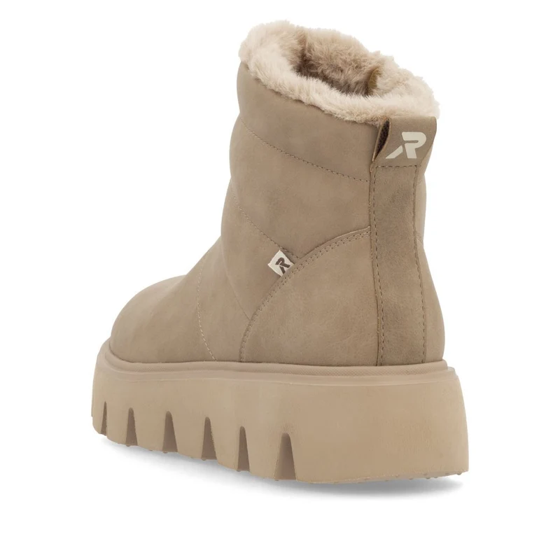 Rieker Damen Stiefelette Evolution mit Fleecefutter - Beige