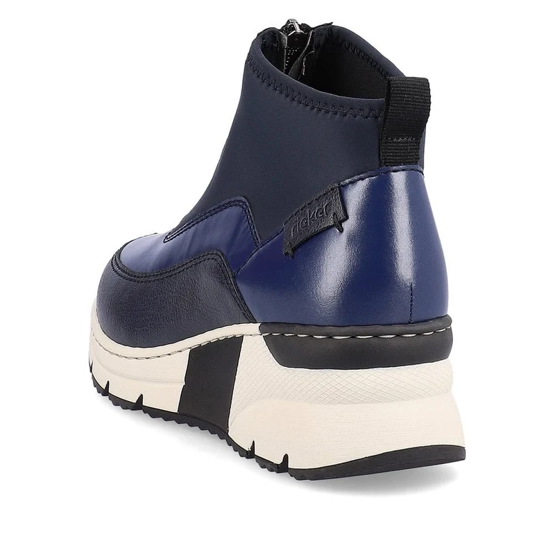 Rieker Damen Fashion Ankle Boot - Blau