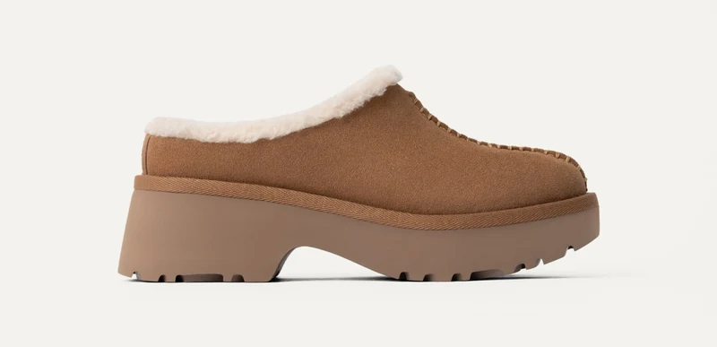 UGG New Heights Cozy Clog für Damen - Kastanie