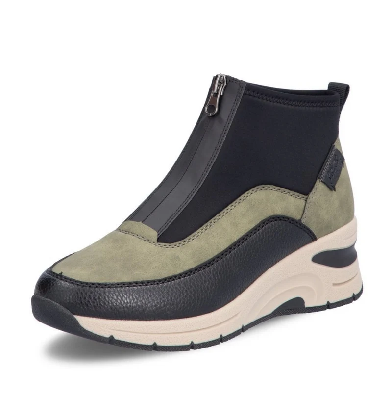 Rieker Fashion-Stiefelette für Damen – Grün
