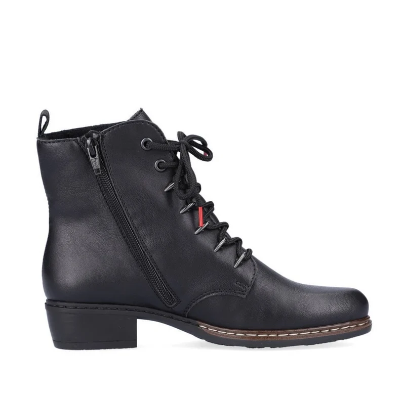 Rieker Stiefelette mit Fleecefutter für Damen - Schwarz
