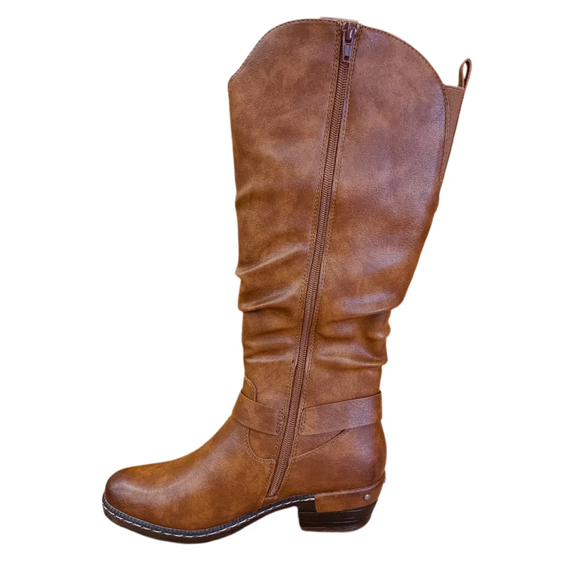 Rieker Hohe Stiefel mit Fleecefutter für Damen - Braun