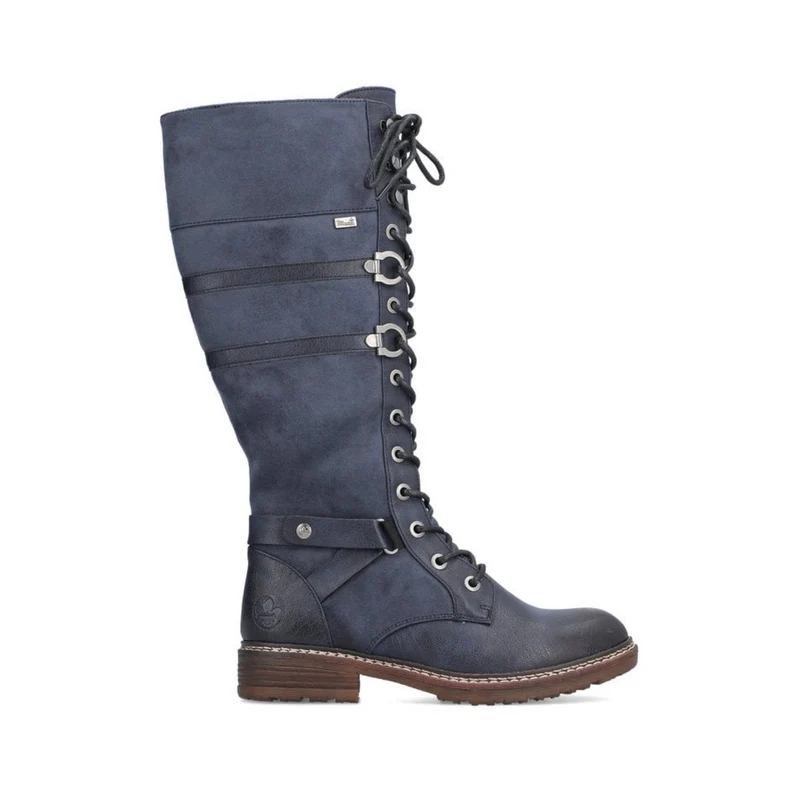 Rieker Hohe Stiefel mit Fleecefutter für Damen - Blau