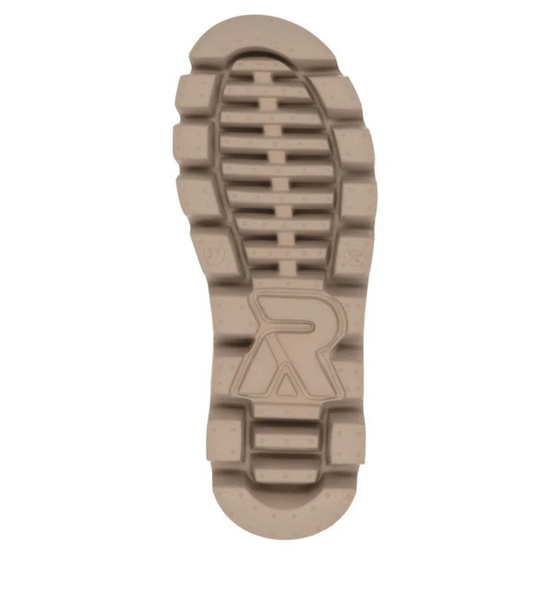 Rieker Damen-Stiefelette mit Lammfellfutter - Braun