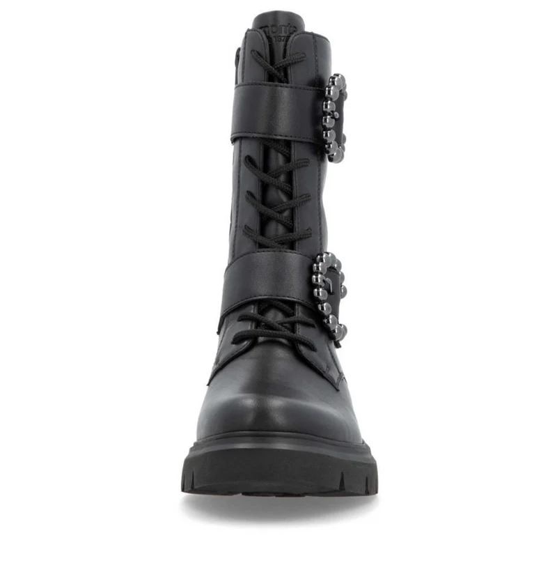 Remonte Wadenhohe Stiefel mit Fleecefutter für Damen - Schwarz