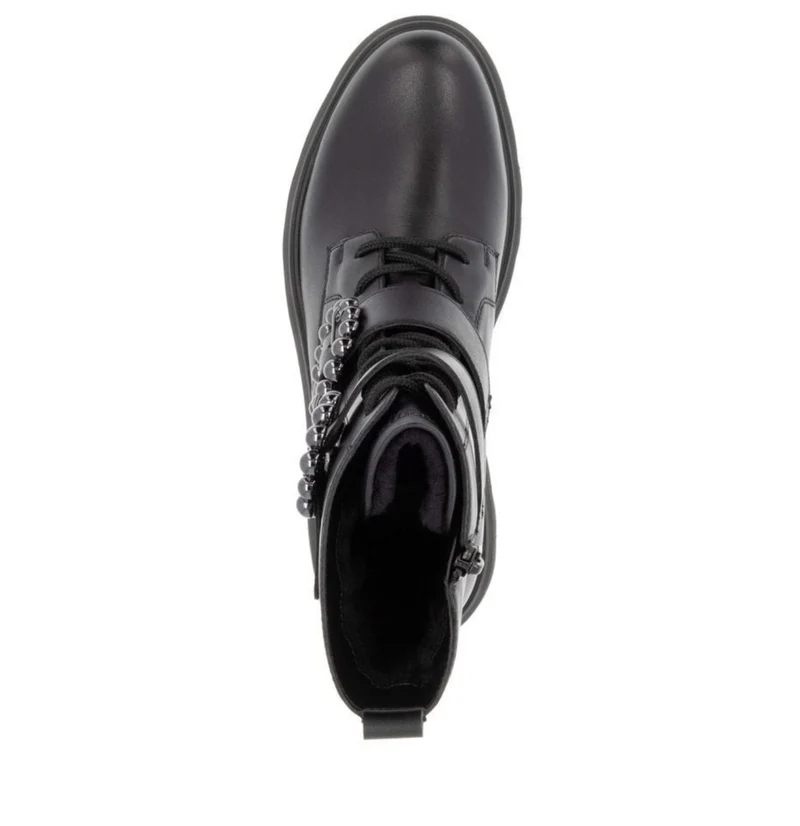Remonte Wadenhohe Stiefel mit Fleecefutter für Damen - Schwarz