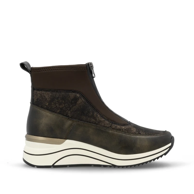 Remonte Damenmode-Stiefelette – Braun