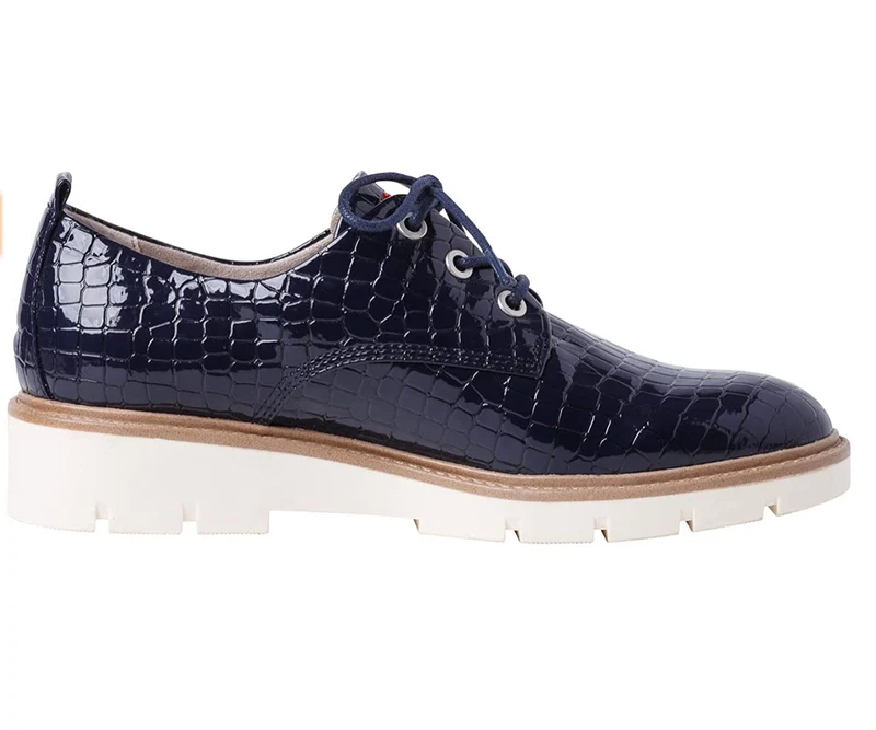 S.Oliver Damen Fashion Brogue - Navy