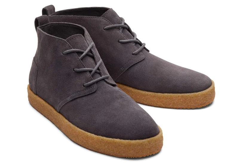 TOMS Herren Fremont Wildleder-Stiefelette – Pavement Grey