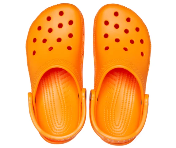 Crocs Unisex Classic Clogs - Orange Zing