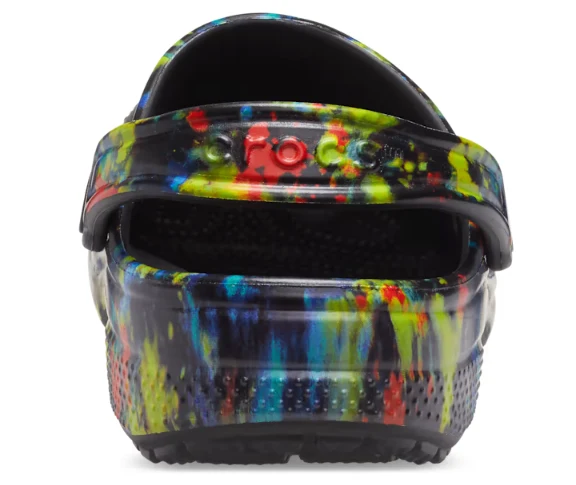 Crocs Unisex Classic Tie Dye Graphic Clog – Turq Tonic / Multi