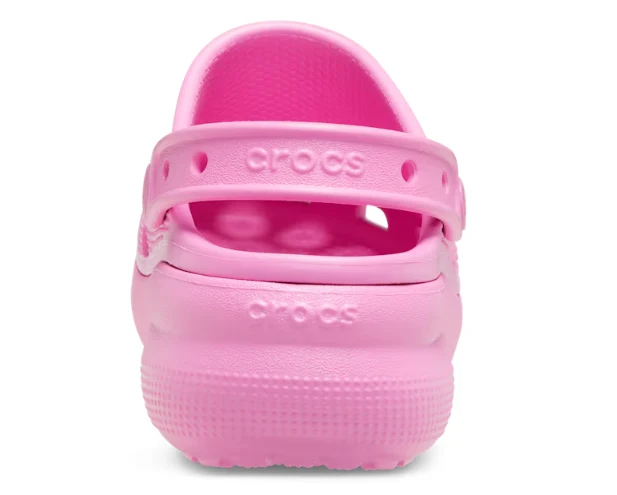 Crocs Klassischer Cutie-Plateau-Clog für Kinder – Taffy Pink