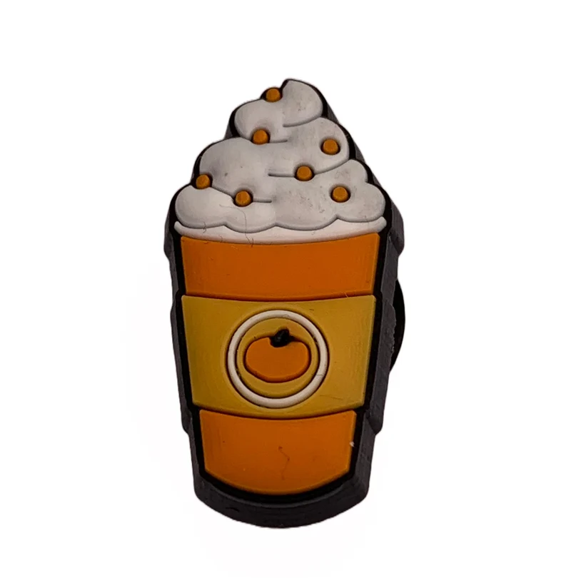 Crocs Jibbitz Gruseliger Halloween Kürbis Gewürz Latte Charm