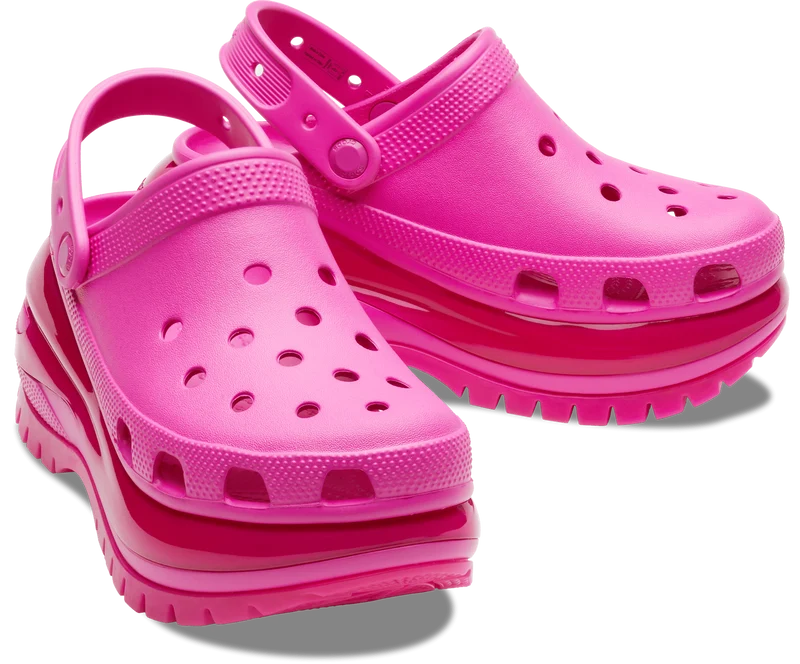 Crocs Unisex Classic Mega Crush Clog – Rosa