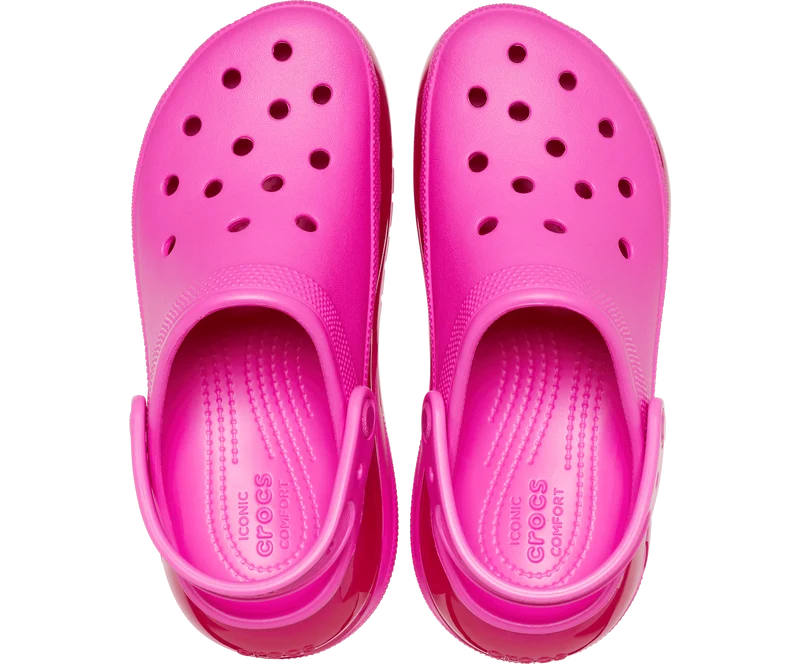 Crocs Unisex Classic Mega Crush Clog – Rosa