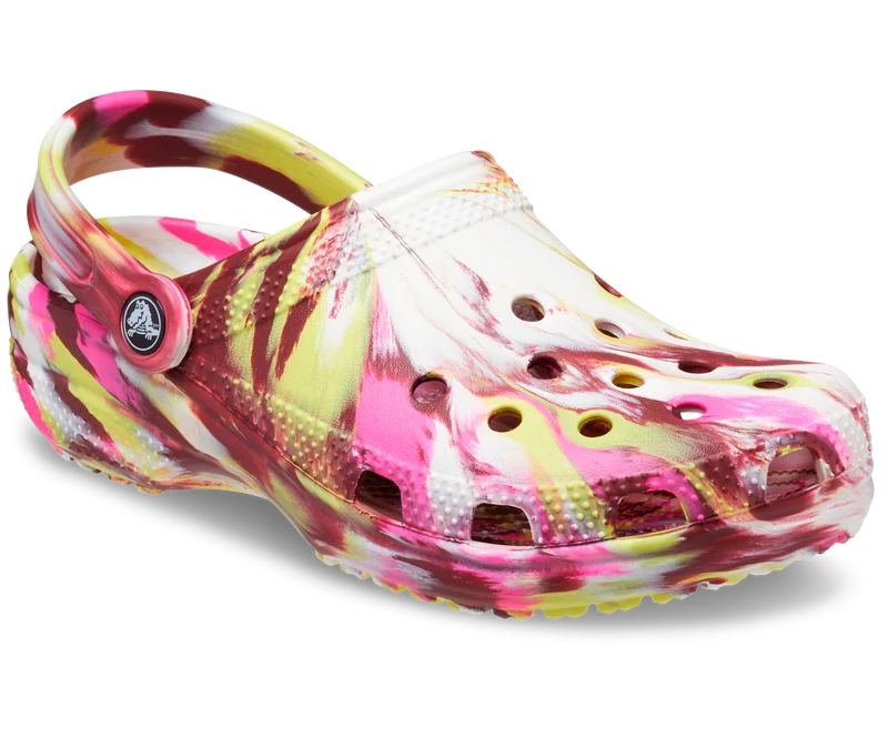 Crocs Unisex Classic Marmor-Clog – Electric Pink