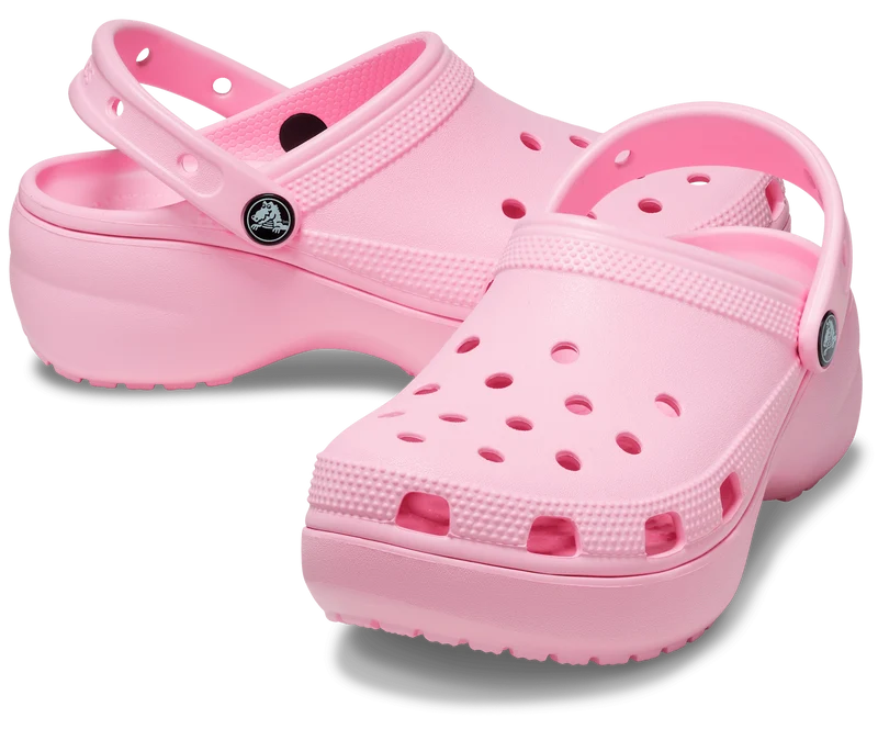 Crocs Unisex Klassischer Plateau-Clog - Flamingorosa