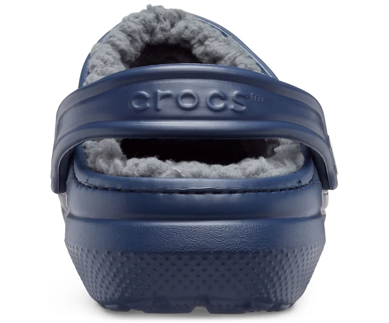 Crocs Unisex-Klassiker Lined Clog - Marineblau / Anthrazit