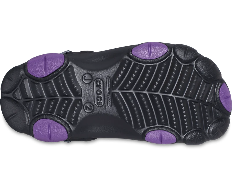Crocs Black Panther All-Terrain Clog für Kinder – Schwarz