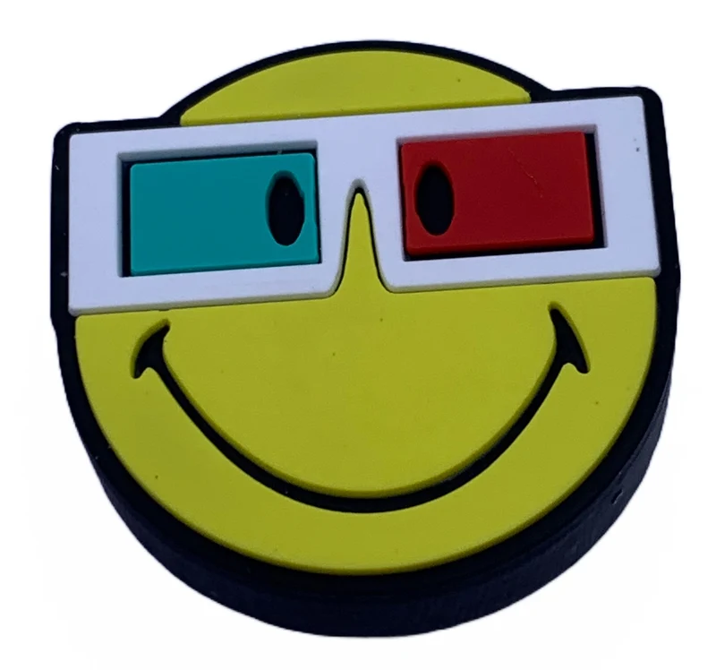 Crocs Jibbitz Smiley World 3D-Brillenanhänger