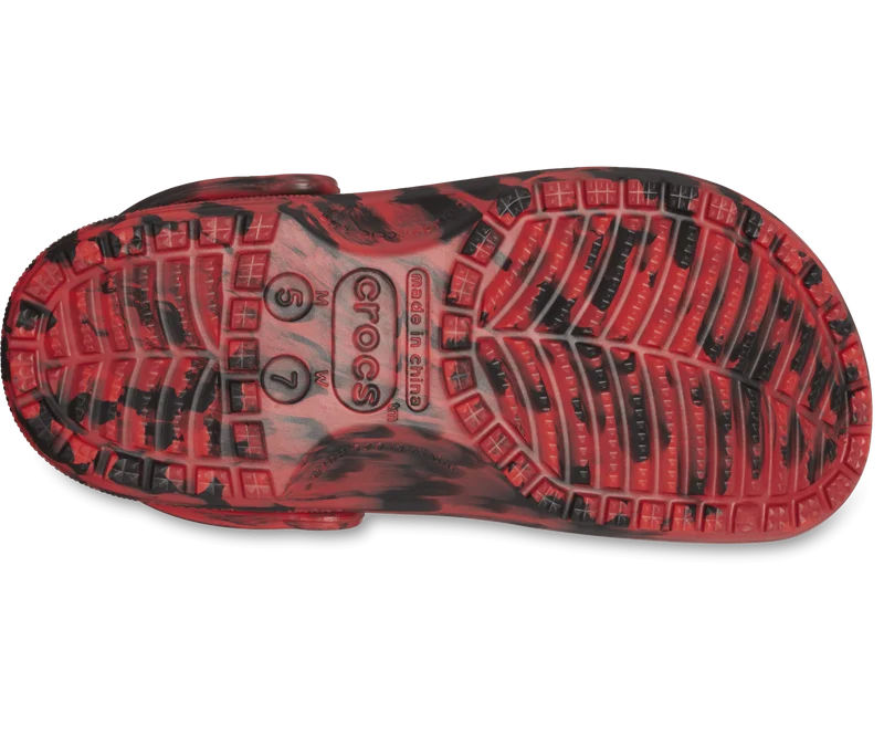 Crocs Unisex Classic Marbled Clog - Pfefferschwarz