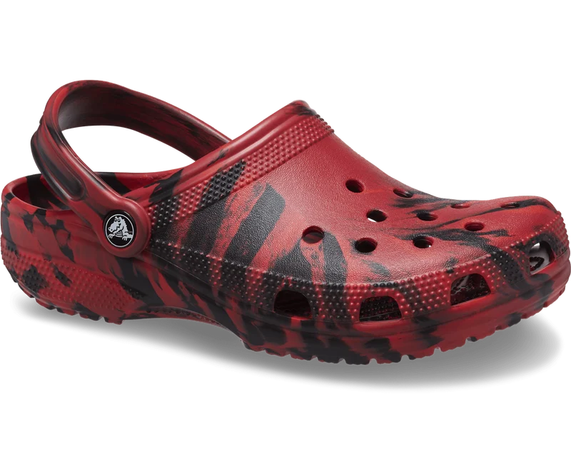 Crocs Unisex Classic Marbled Clog - Pfefferschwarz