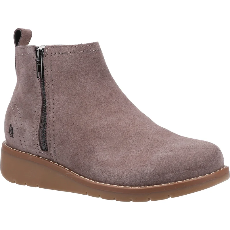 Hush Puppies Damenstiefelette Libby aus Wildleder - Taupe