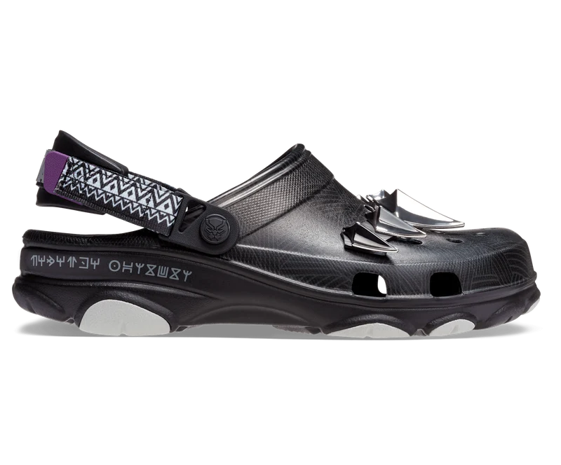 Crocs Unisex Black Panther All Terrain Clog – Schwarz