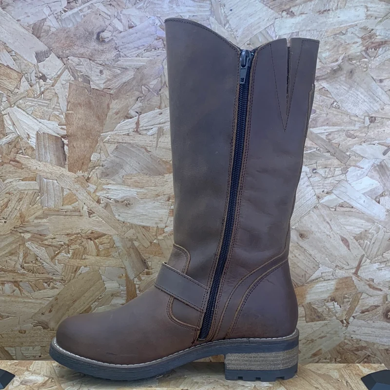Oak & Hyde Crest Lederstiefel für Damen - Dunkelbraun
