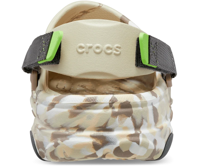 Crocs Marmorierter All-Terrain-Clog für Unisex – Knochen