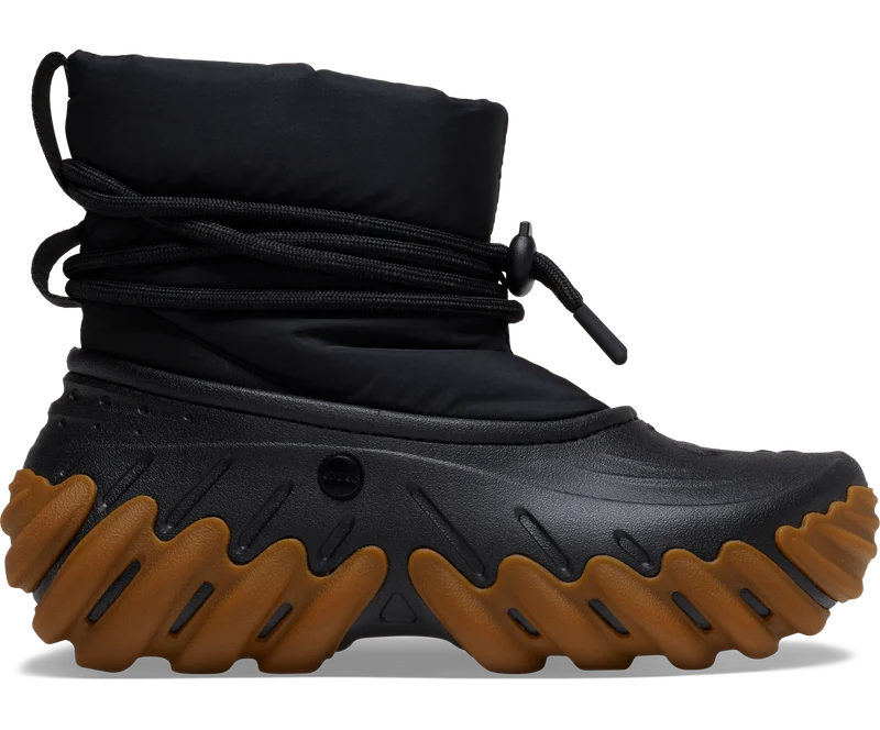 Crocs Unisex Echo Boot - Schwarz / Gummi