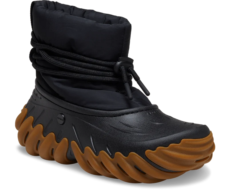 Crocs Unisex Echo Boot - Schwarz / Gummi