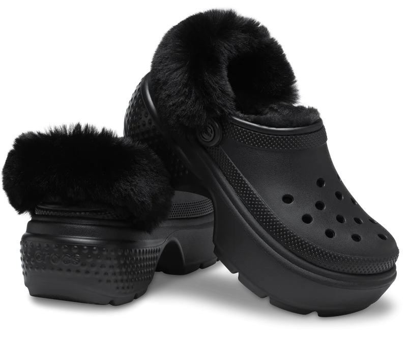 Crocs Unisex Classic Stomp Lined Clog - Schwarz