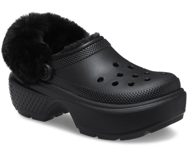 Crocs Unisex Classic Stomp Lined Clog - Schwarz